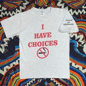 Vintage Y2K T.R.U. “I Have Choices” Anti-Smoking T